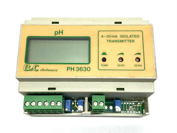 B&C PH3630 Digital 2 Wire PH Transmitter - Maverick Industrial Sales