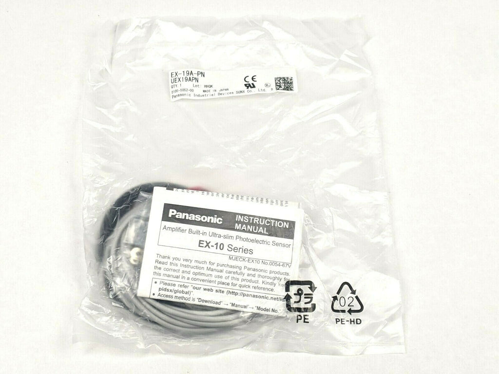 Panasonic EX-19A-PN Ultra-slim Photoelectric Sensor EX-10 Series ...