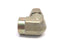 Parker Female 90 Degree Elbow to 3/4" Tube Compression Fitting Zinc Plated Steel - Maverick Industrial Sales