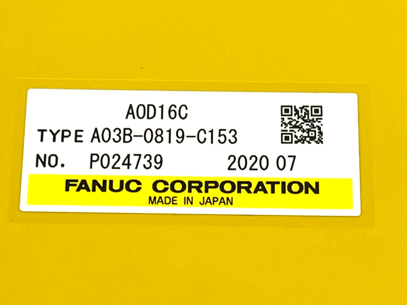 Fanuc A03B-0819-C153 Output Module A0D16C - Maverick Industrial Sales