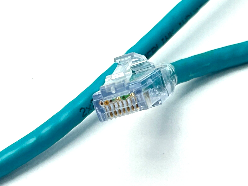 Mencom MDE45-4FR-RJ45-BM-2M Ethernet Receptacle 4 Pole Female PG 9 2M - Maverick Industrial Sales