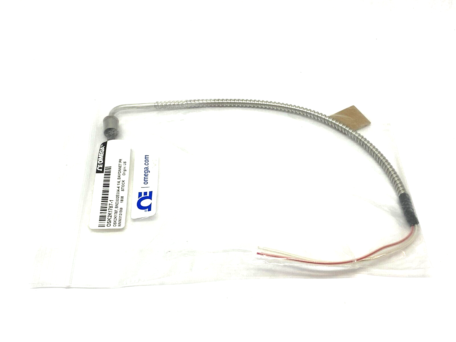 Omega OSK2K1787-1 Bayonet Style Thermocouple Probe 1/4" BND002E004-4 - Maverick Industrial Sales
