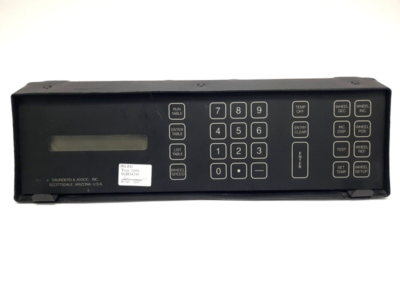 Saunders and Associates 2250 Precision Test Chamber Controller - Maverick Industrial Sales