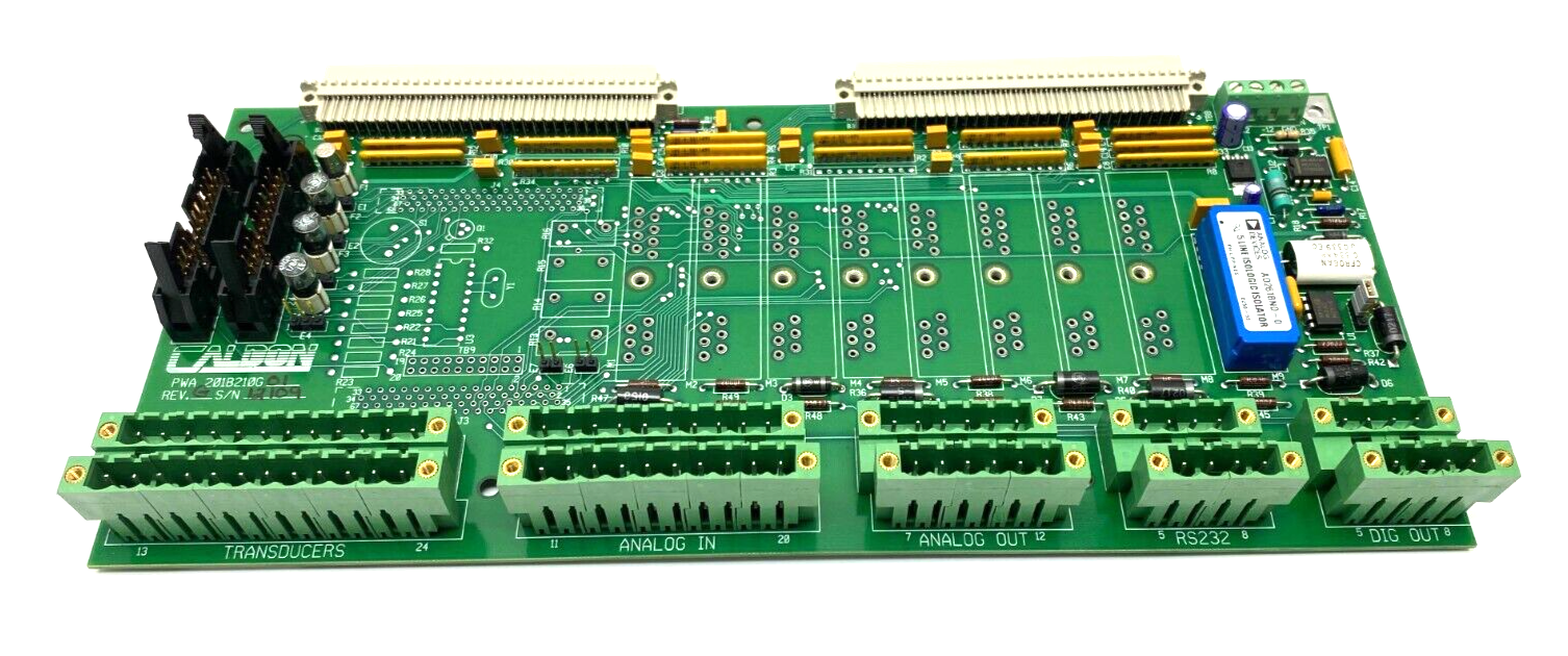 Caldon 201B210G01 Rev. G APU Backplane Card - Maverick Industrial Sales