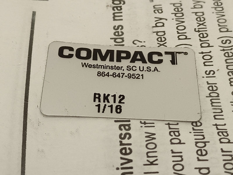 Compact RK12 Seal Repair Kit - Maverick Industrial Sales
