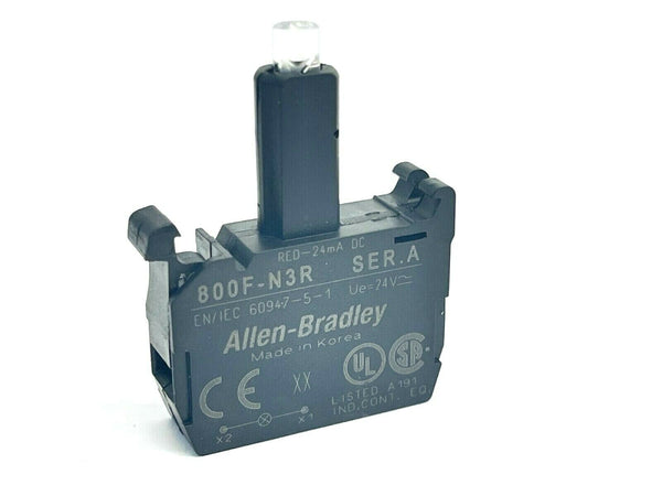 Allen Bradley 800F-N3R Ser A Red Lamp Module - Maverick Industrial Sales