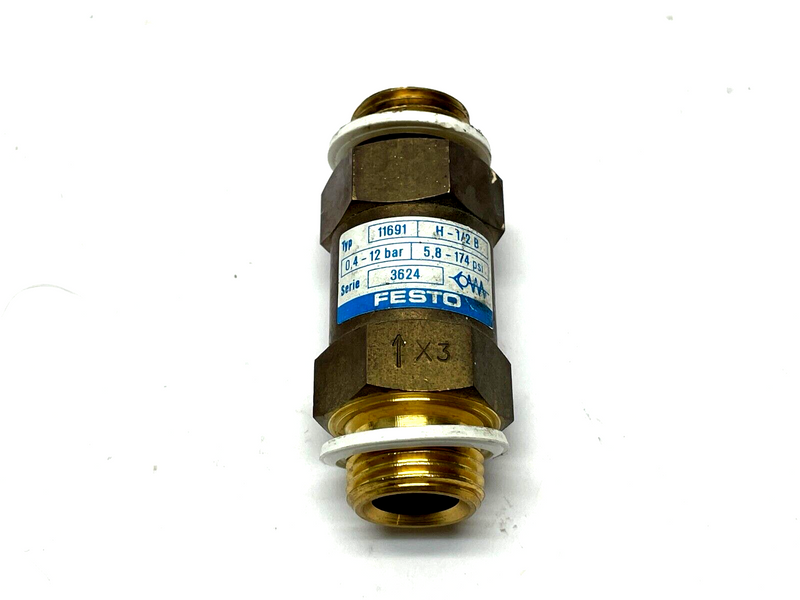 Festo H-1/2-B Non Return Valve 11691 - Maverick Industrial Sales