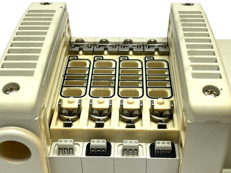 SMC VV5QC21-04N3TD0-S Base Mounted Terminal Plug-In Manifold - Maverick Industrial Sales