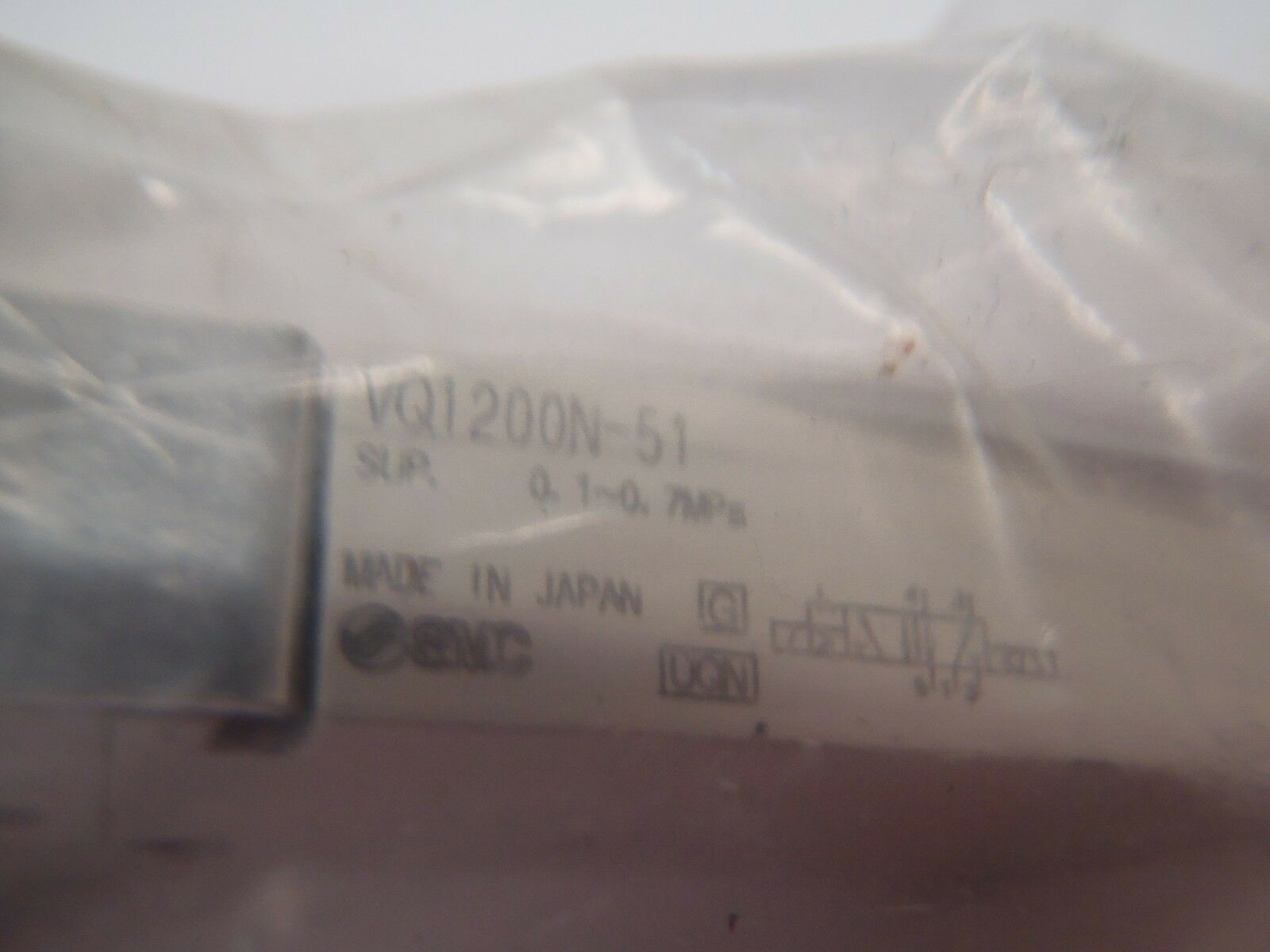 SMC VQ1200N-51 Double Solenoid Plug In Valve 5 Port - Maverick Industrial Sales