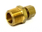 Parker 6MSC8N-B 3/8" OD Compression Tube x 1/2" MNPT Adaptor Brass - Maverick Industrial Sales