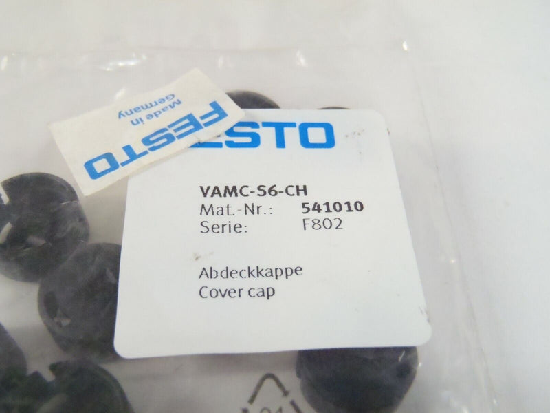 Festo VAMC-S6-CH Black Cover Cap PACK OF 10 - Maverick Industrial Sales