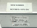 SMC NCY3B15-1075-DU Rodless Cylinder 5/8" Bore 10" Stroke - Maverick Industrial Sales