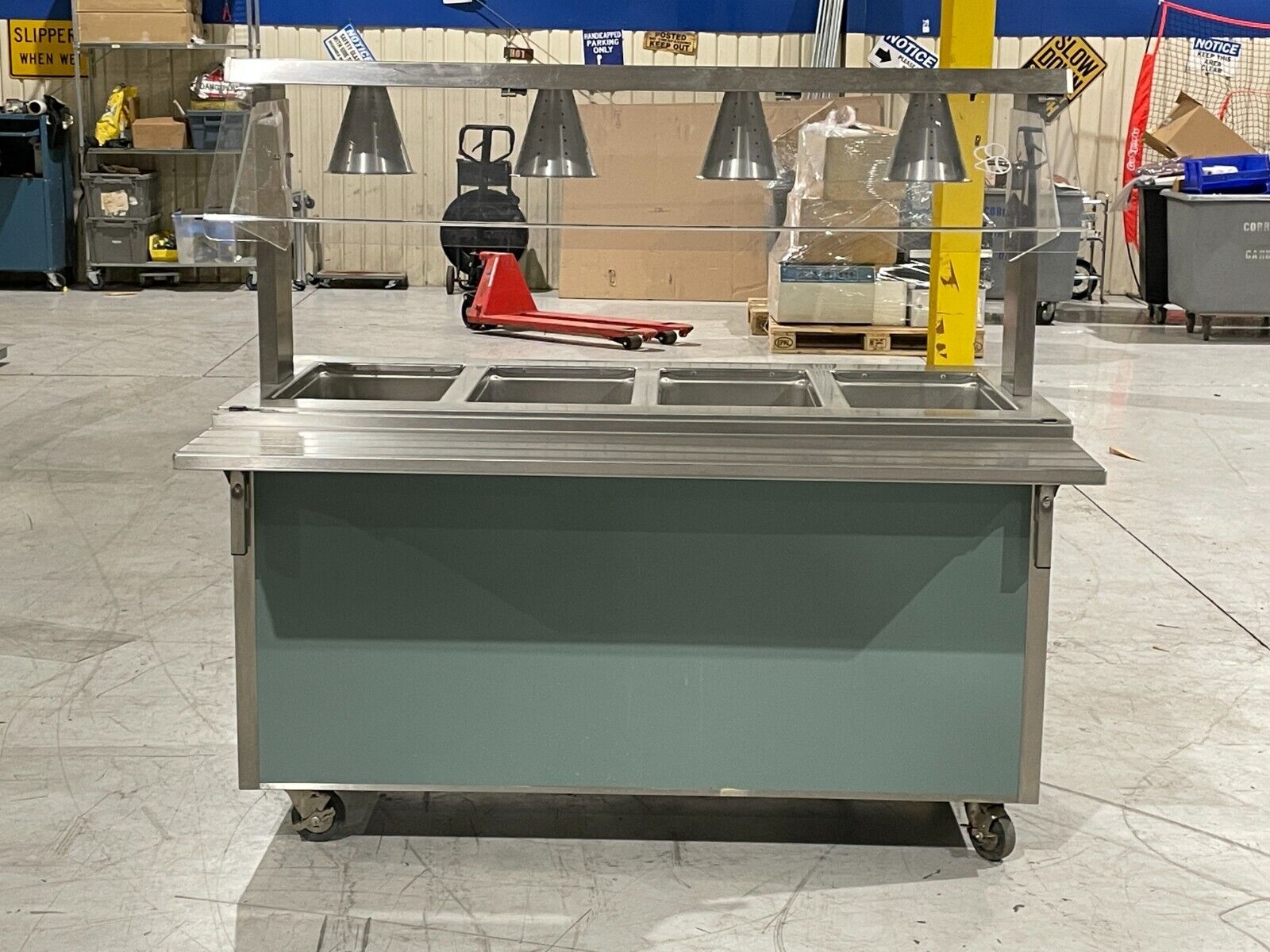 Vollrath M37040-S535T-BIF Hot Food Table w/ Wells Enclosed Base 120V - Maverick Industrial Sales