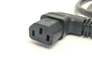 Interpower North American 10A Cordset NEMA 5-15 w/ C13 Connector 4' - Maverick Industrial Sales