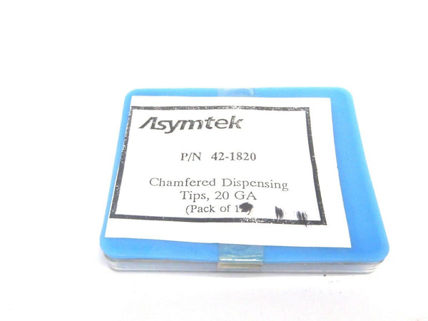 Lot of (11) Asymtek 42-1820 20 Gauge Chamfered Fluid Dispensing Tips, 20 Gauge - Maverick Industrial Sales