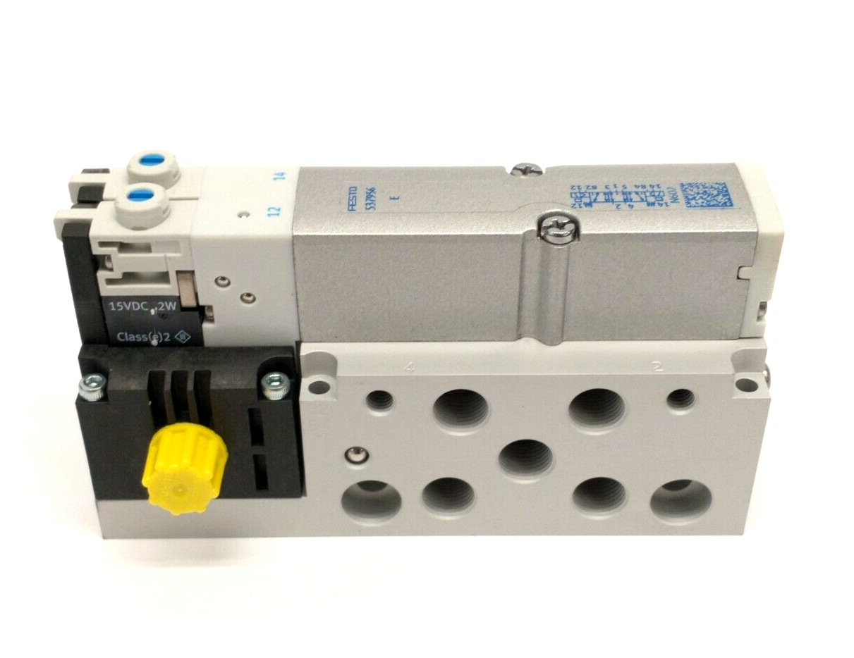 Festo VMPA2-M1H-E-G1/8-PI Air Solenoid Valve 5/3 Exhausted G1/8 537967 - Maverick Industrial Sales