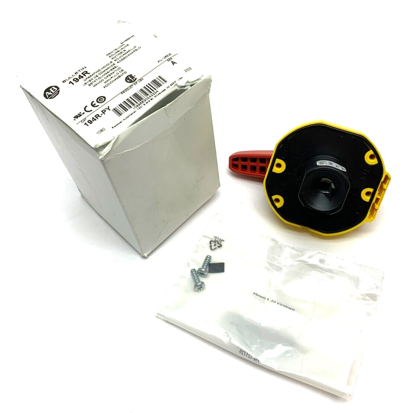 Allen Bradley 194R-PY Ser. A Red/Yellow Operating Handle Disconnect Switch 194R - Maverick Industrial Sales