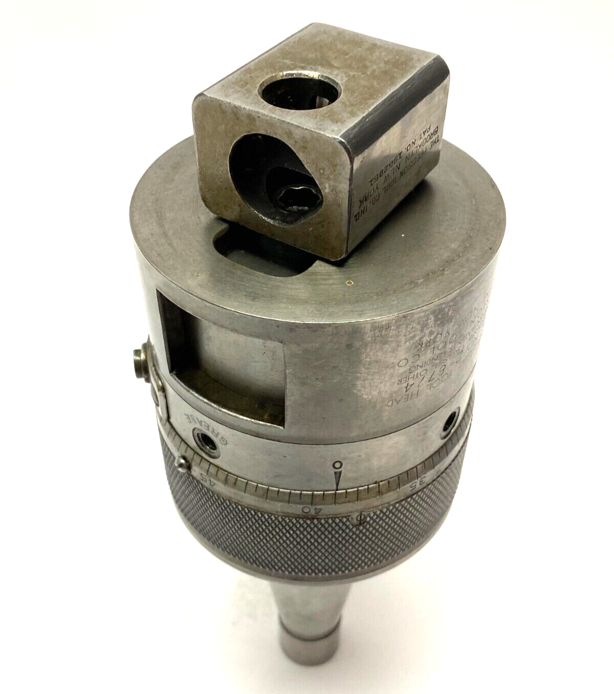 Precision Tool Co No. 2 Universal Tool and Boring Lathe Head 0-50 Adjust - Used - Maverick Industrial Sales