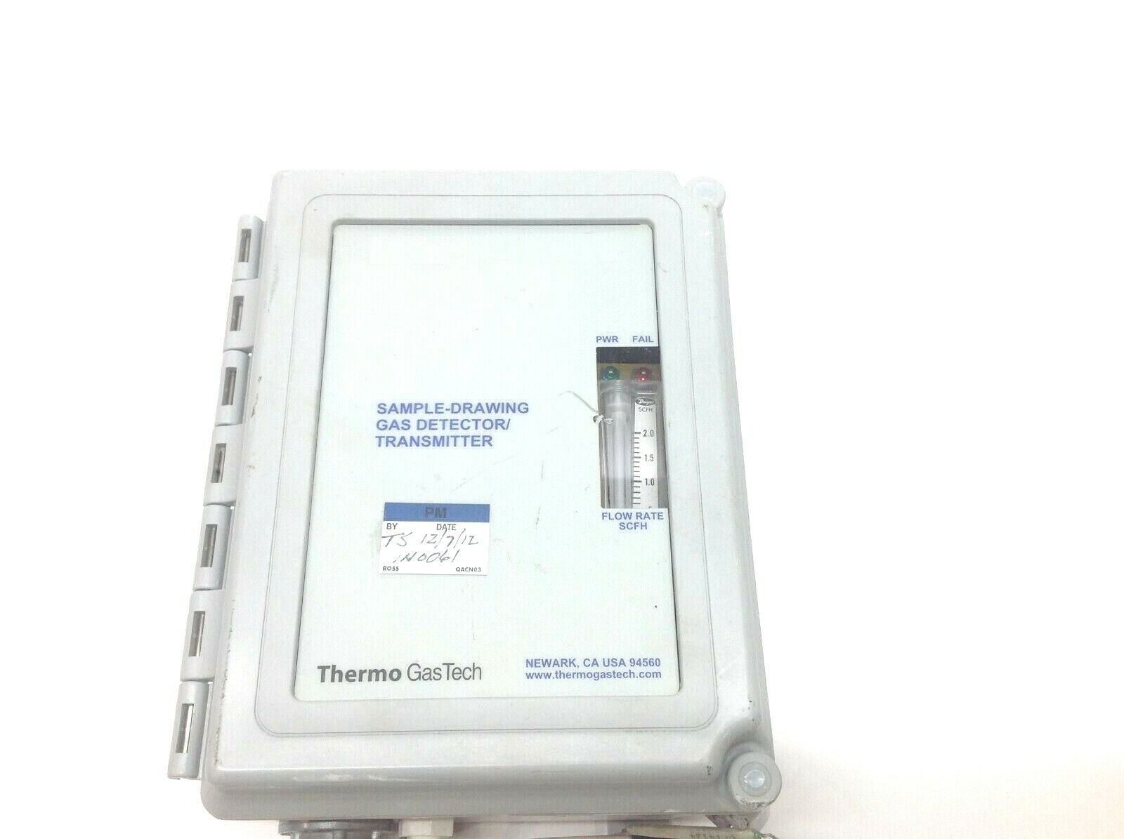 Thermo Gas Tech 68-0020-03 Sample-Drawing Oxygen Gas Detector / Transmitter - For parts or not working - Maverick Industrial Sales