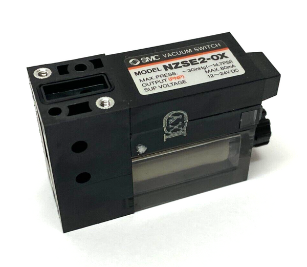 SMC ZSE2-0X-55 Vacuum Switch 12~24VDC 30inHg(14.7PSI) Max Press - Maverick Industrial Sales