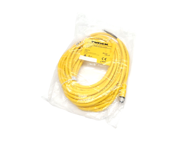 Turck RKC 4.4T-10 Actuator & Sensor Cable M12 4-Pin Female 10m U5303 - Maverick Industrial Sales