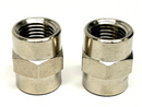 Midland Metal 28896 Female Coupling 1/4" x 1/4" BSPP N-PLTD LOT OF 2 - Maverick Industrial Sales