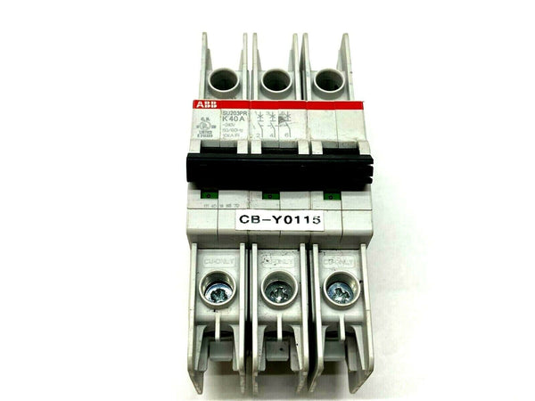 ABB SU203PR K40A 3 Pole Din Rail Circuit Breaker 240V - Maverick Industrial Sales