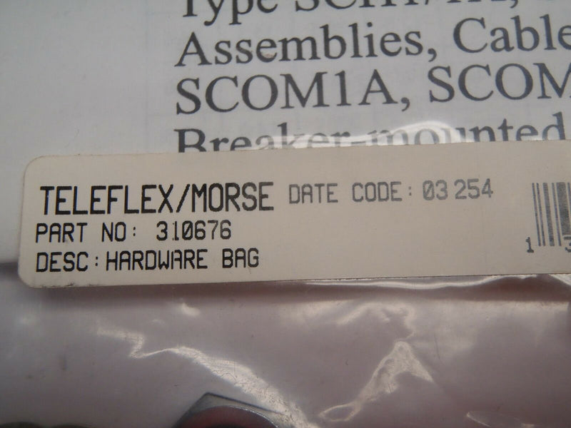 Teleflex / Morse 310676 Hardware Bag - Maverick Industrial Sales