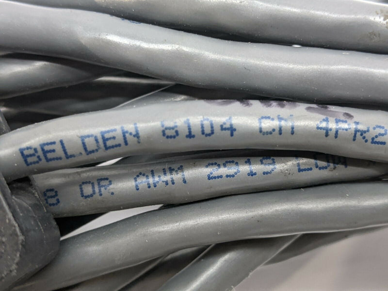 Belden 8786, 8104 (2), 8102 Cables w/ 25 Pin Fem. & Various Male Conn. LOT OF 4 - Maverick Industrial Sales