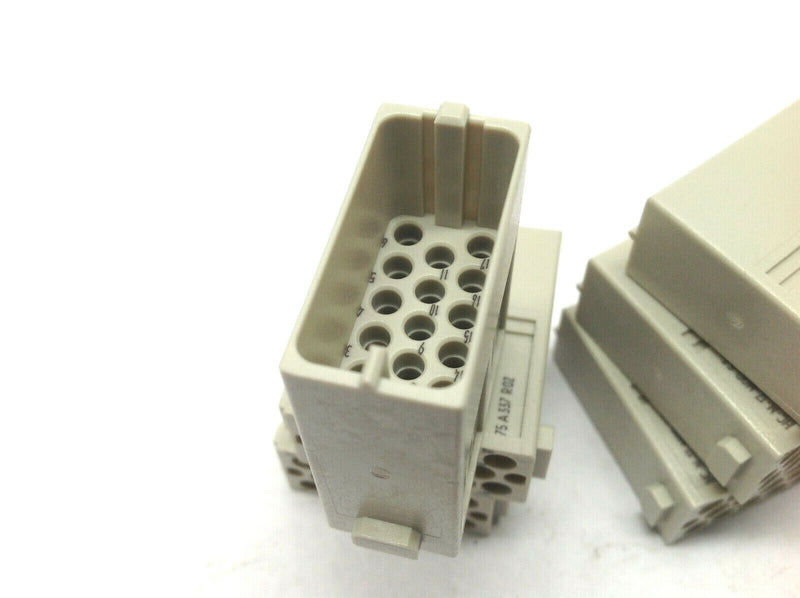 Phoenix Contact HC-M-17-MOD-ST Connector Inserts 1636473 10A 160V LOT OF 6 - Maverick Industrial Sales