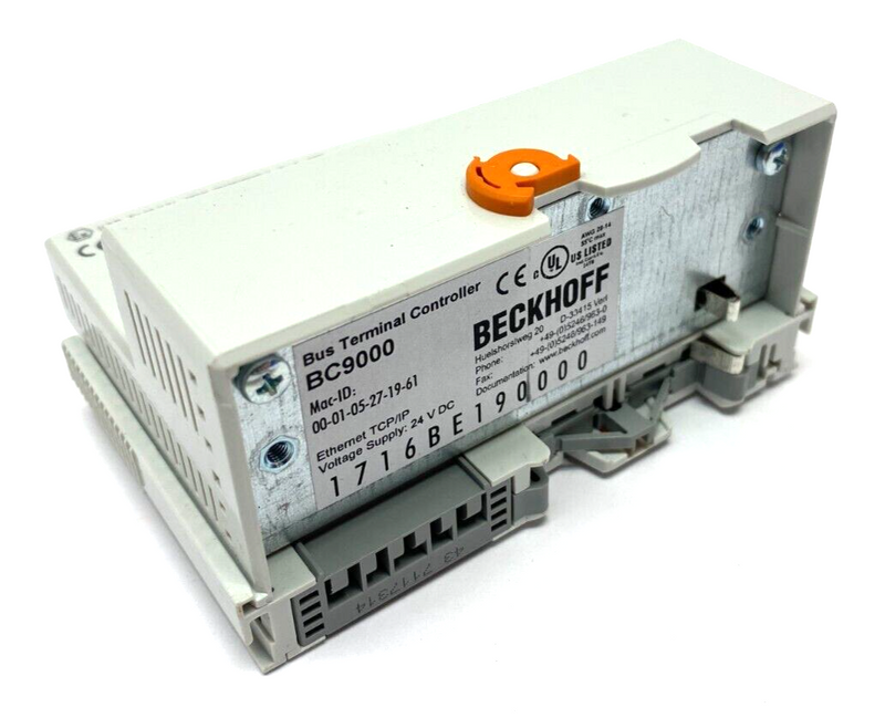 Beckhoff BC9000 Ethernet TCP/IP Bus Terminal Controller 24VDC - Maverick Industrial Sales