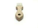 Pro Source Synthetic Scouring Brush 5/8" Bristle 2-1/2" x 1-5/8" Head 6-3/4" OAL - Maverick Industrial Sales