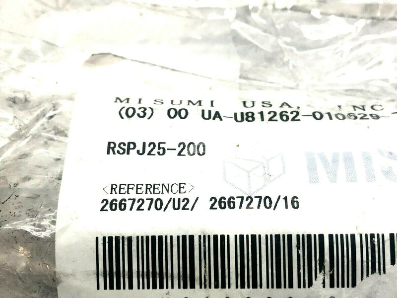 MiSUMi RSPJ25-200 Precision Hollow Linear Shaft 25mm Dia. 200mm Length - Maverick Industrial Sales