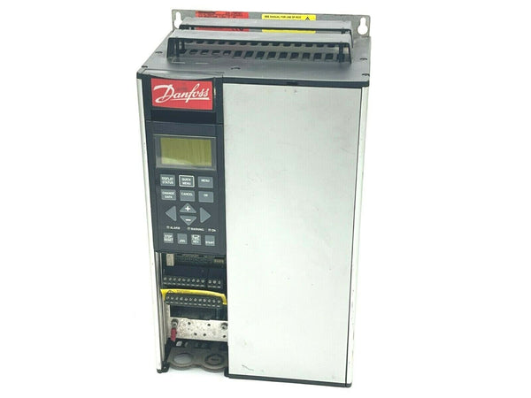 Danfoss VLT5004PT5CN1STR3DLF20A00C0 VLT 5004 Variable Speed Drive 3HP NO COVER - Maverick Industrial Sales