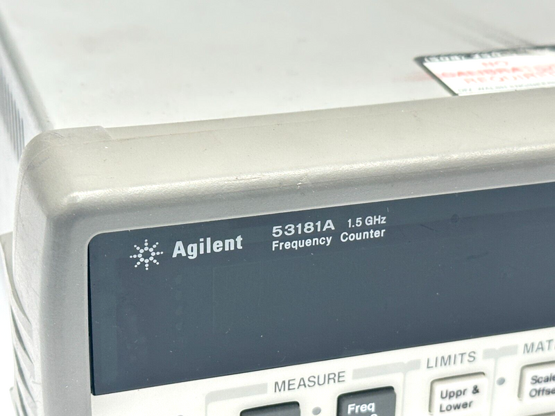 Agilent 53181A 1.5GHz Frequency Counter - Maverick Industrial Sales