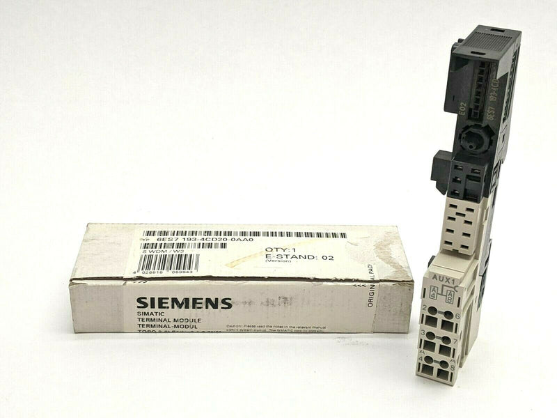 Siemens 6ES7 193-4CD20-0AA0 SIMATIC DP Terminal Module TM-P15S23-A0 for ET 200S - Maverick Industrial Sales