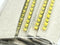 Grafoplast 117 Wire Markers U Black on Yellow 10 Strips - Maverick Industrial Sales