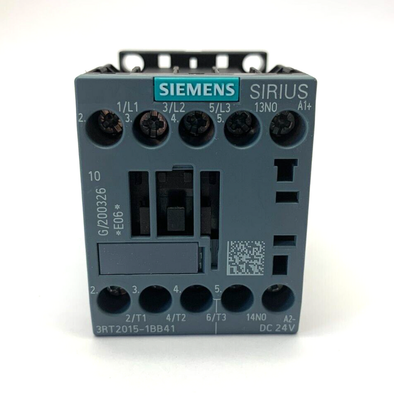 Siemens 3RT2015-1BB41 Sirius Contactor AC-3 7A 400V - Maverick Industrial Sales