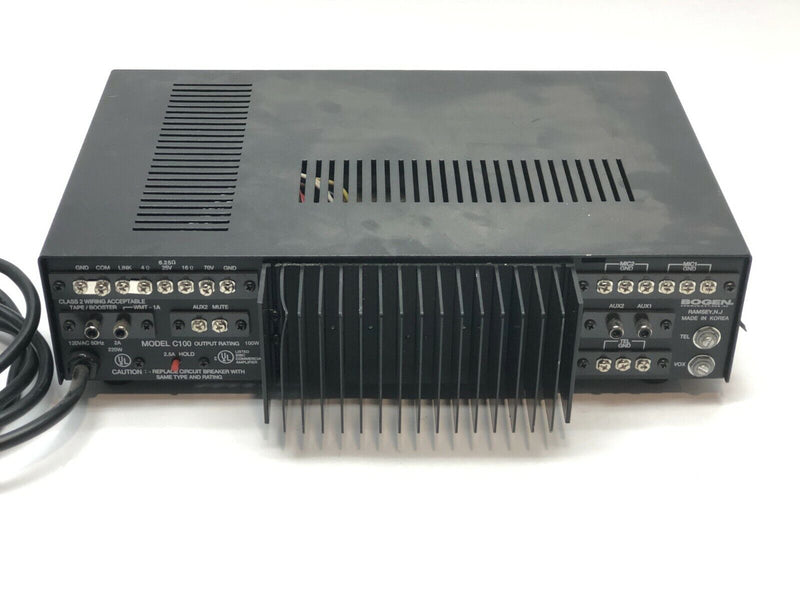 Bogen C-100 Classic Series Public Address Mixer-Amplifier 100w - Maverick Industrial Sales