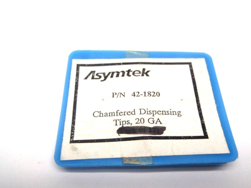 Lot of (9) Asymtek 42-1820 20 Gauge Chamfered Fluid Dispensing Tips, 20 Gauge - Maverick Industrial Sales