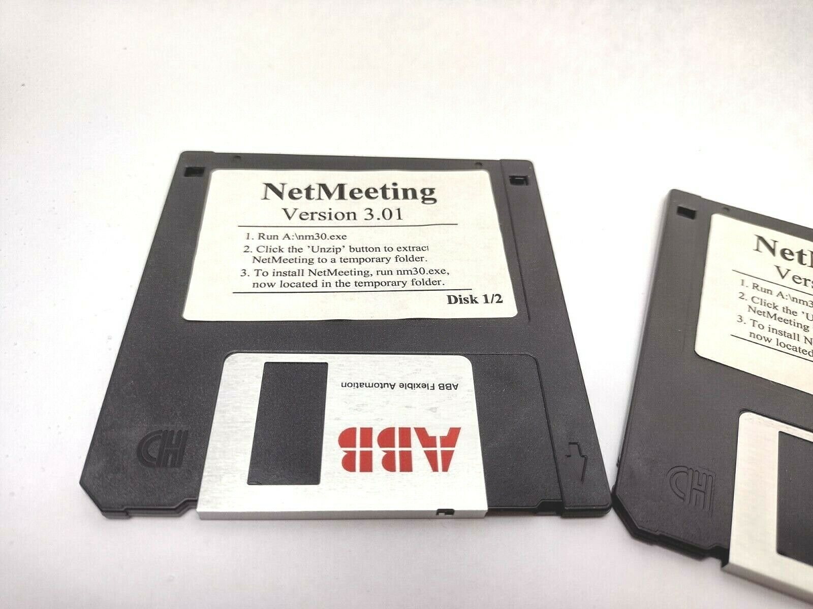 ABB NetMeeting Version 3.01 3.5 Inch Floppy 2 Disk Set - Maverick Industrial Sales