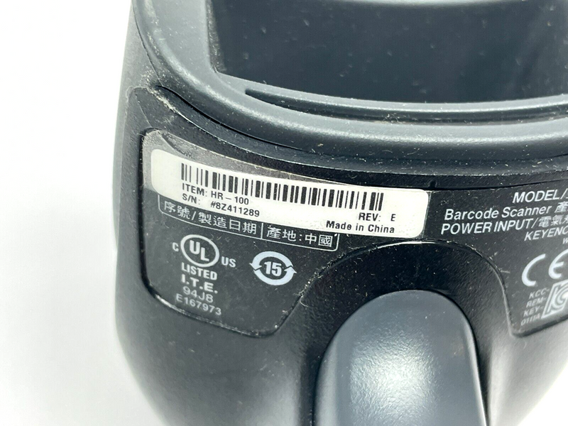 Keyence HR-100 Rev. E Handheld Barcode Scanner w/ HR-1C3RC Cable - Maverick Industrial Sales