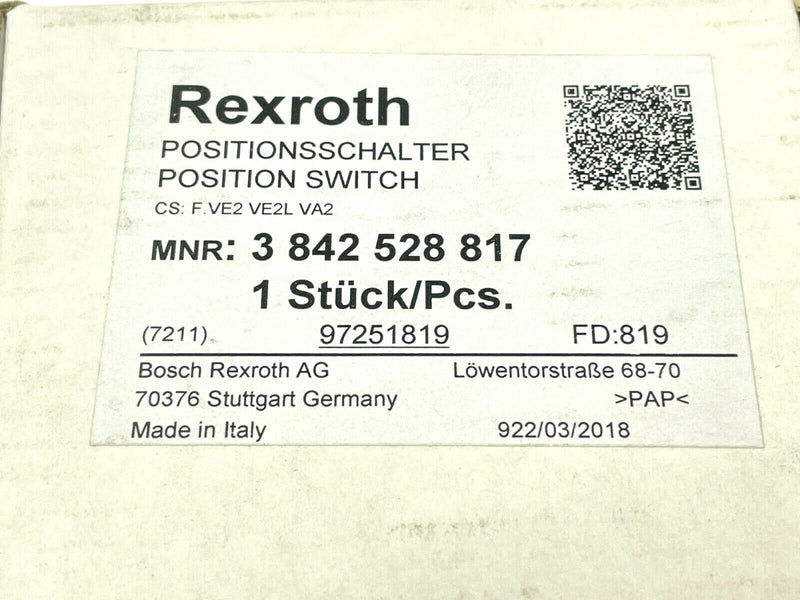 Bosch Rexroth 3842528817 Stop Gate Position Sensor - Maverick Industrial Sales