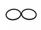 O-Ring Shaft Sleeve 2-1/2" OD 2-3/8" ID LOT OF 2 - Maverick Industrial Sales