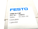 Festo VABB-S4-2-WT Cover Plate 539213 - Maverick Industrial Sales