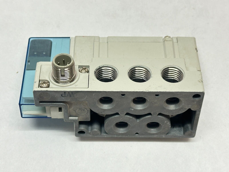 SMC SY5101-5NZ1-WO-0ZN Pneumatic Solenoid Valve w/ Manifold 24VDC 0.4W - Maverick Industrial Sales