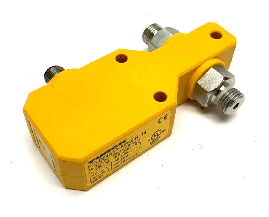 Turck FCI-D04A4P-AP8X-H1141 Class 2 Inline Flow Control Sensor 24VDC - Maverick Industrial Sales