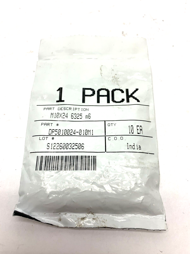 DP5010024-010M1 Dowel Pin M10x24 6325 m6 PACK OF 10 - Maverick Industrial Sales