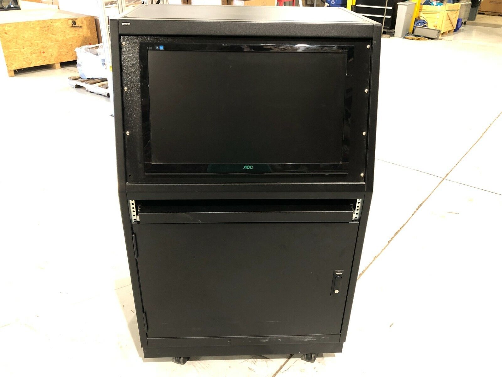 Emcor SFRS-251730 Compudesk Enclosure w/ Monitor - Maverick Industrial Sales