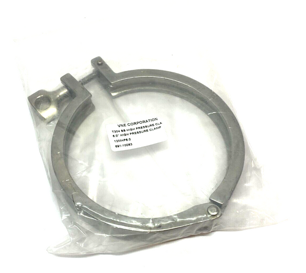 VNE Corp 13MHP6.0 High Pressure Vacuum Clamp 6" Diameter T304 SS 691-10063 - Maverick Industrial Sales